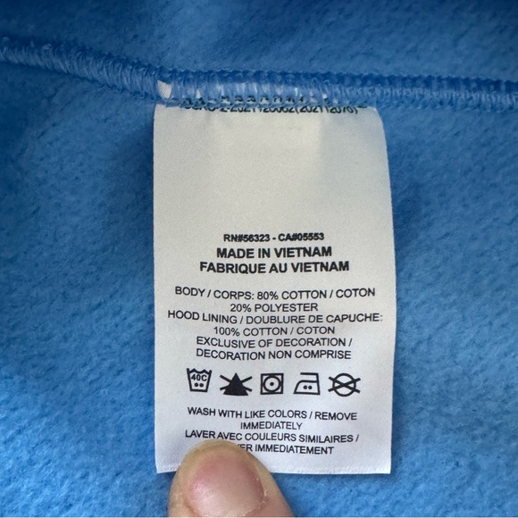 Nike Air "Just Do It" Pullover Hoodie - NWT - University Blue - Size M - Picture 6 of 8